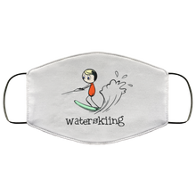Waterskiing Fun Drawing FMA Face Mask