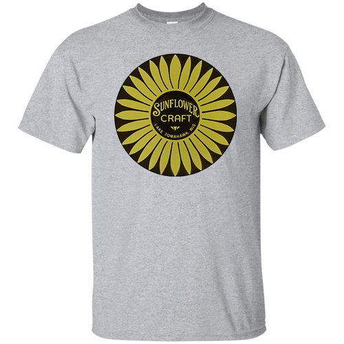Sunflower Boats by Retro Boater G200 Gildan Ultra Cotton T-Shirt