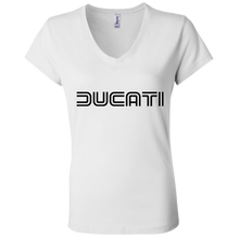 Vintage Ducati B6005 Ladies' Jersey V-Neck T-Shirt