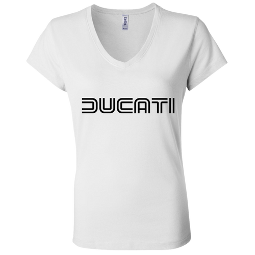 Vintage Ducati B6005 Ladies' Jersey V-Neck T-Shirt