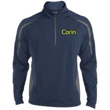 Franz Men's Sport Wicking Colorblock 1/2 Zip