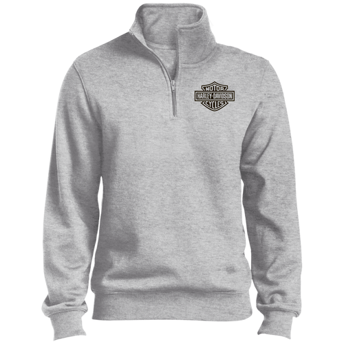Vintage Harley Davidson Motorcycle 1/4 Zip Sweatshirt