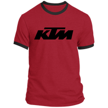 Classic Style in Black KTM Motorcycle Ringer Tee