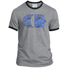 Classic Boater Logo  Port & Co. Ringer Tee