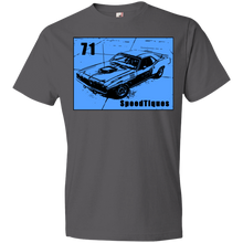 1971 Plymouth Cuda 980 Anvil Ultra Cotton T-Shirt by SpeedTiques