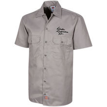 Woodies Restorations Logo 1574 Dickies Men's Short Sleeve Workshirt