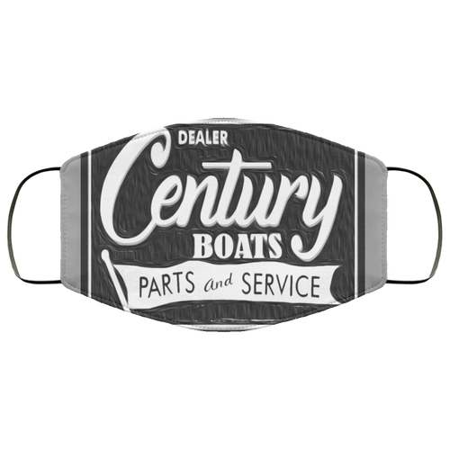 Vintage Century Boats Sign FMA Face Mask