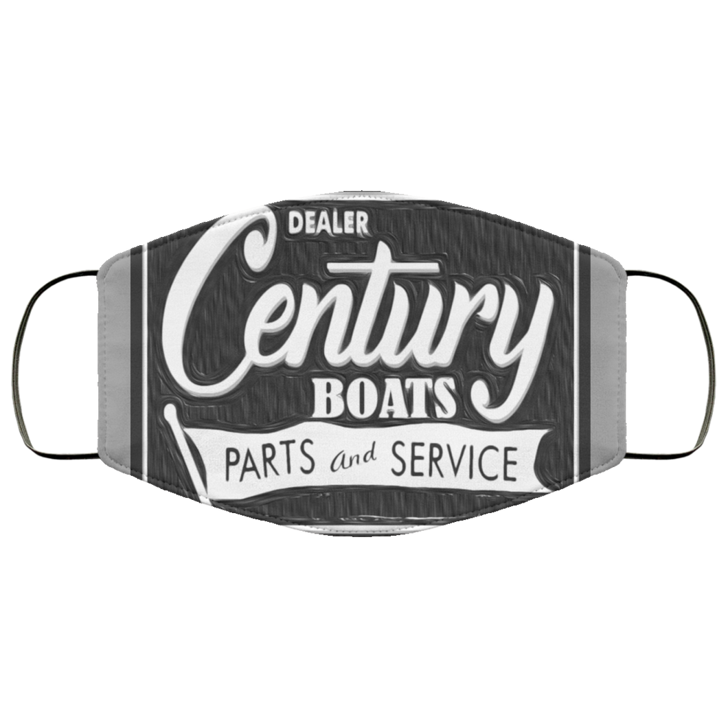 Vintage Century Boats Sign FMA Face Mask