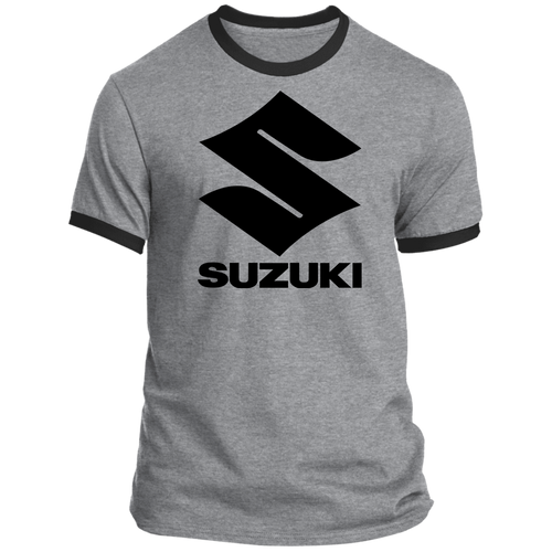 Vintage Suzuki Motorcycle ATV Ringer Tee