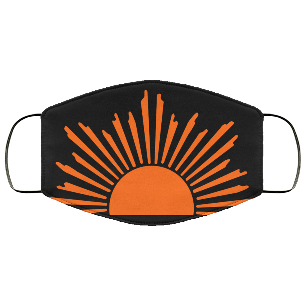 Orange Sun Design FMA Face Mask