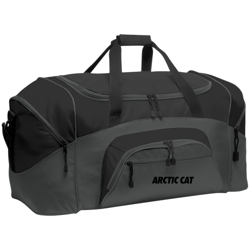 Classic Style Black Arctic Cat BG99 Colorblock Sport Duffel