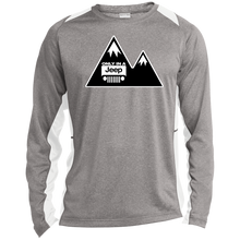 Classic Only in a Jeep Wrangler CJ ST361LS Long Sleeve Heather Colorblock Performance Tee
