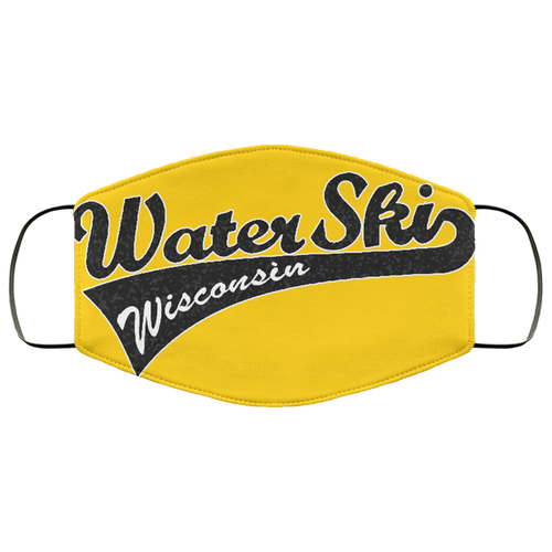 Water Ski Wisconsin FMA Face Mask by Retro Boater