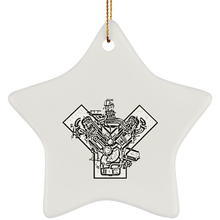 Ford Y-Blcok by Retro Boater SUBORNS Ceramic Star Ornament