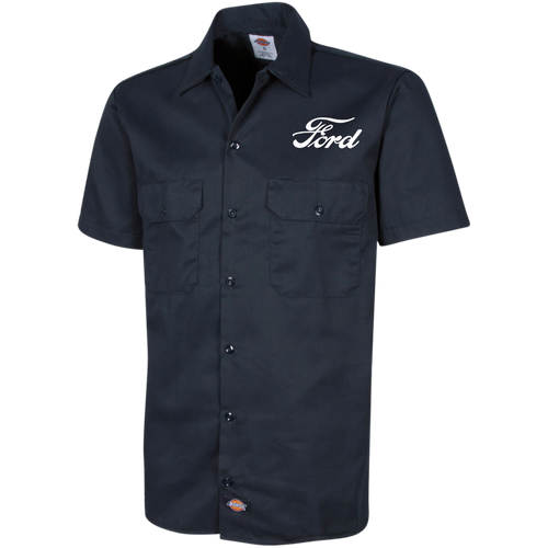 Vintage Ford Motor Company Dickies Men's Short Sleeve Workshirt