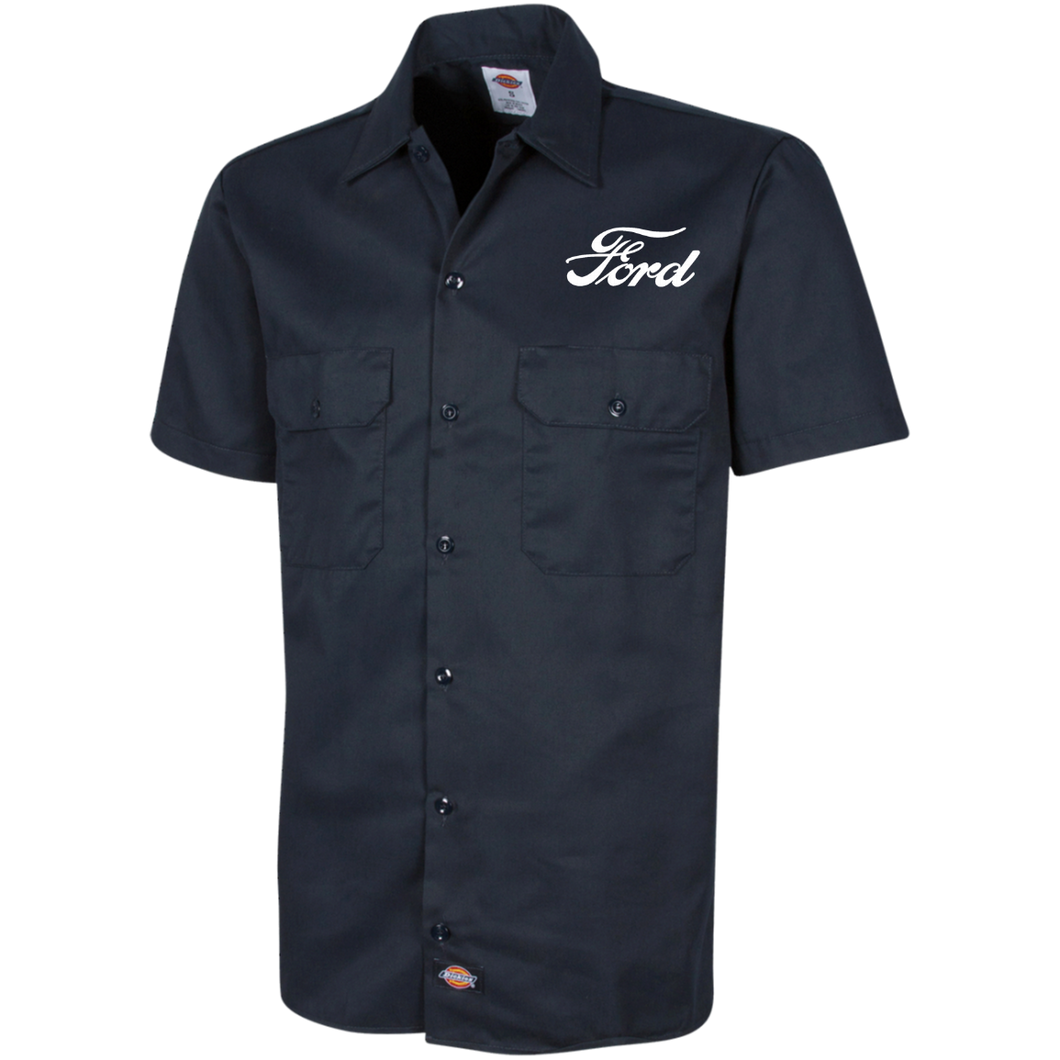 Vintage Ford Motor Company Dickies Men's Short Sleeve Workshirt