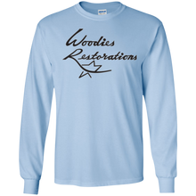 Woodies Restorations Logo G240 Gildan LS Ultra Cotton T-Shirt