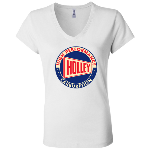Vintage Syle Holley Performance B6005 Ladies' Jersey V-Neck T-Shirt