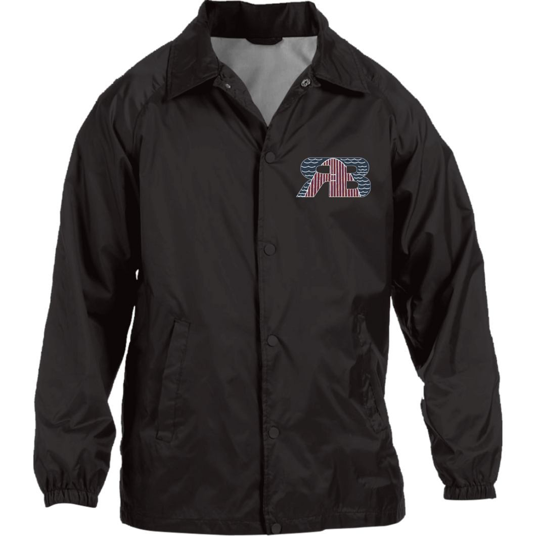 Retro Boater Logo M775 Harriton Nylon Staff Jacket