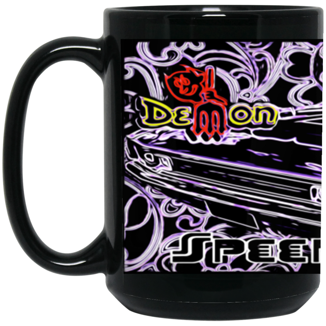 1972 Dodge Demon BM15OZ 15 oz. Black Mug by SpeedTiques