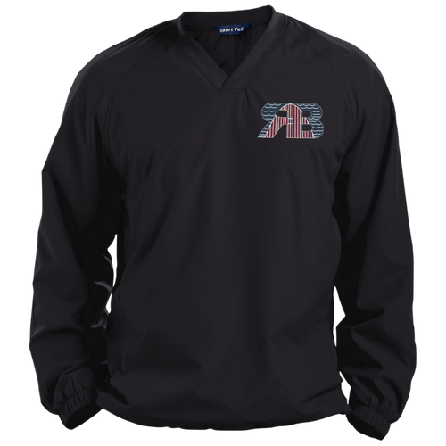 JST72 Sport-Tek Pullover V-Neck Windshirt