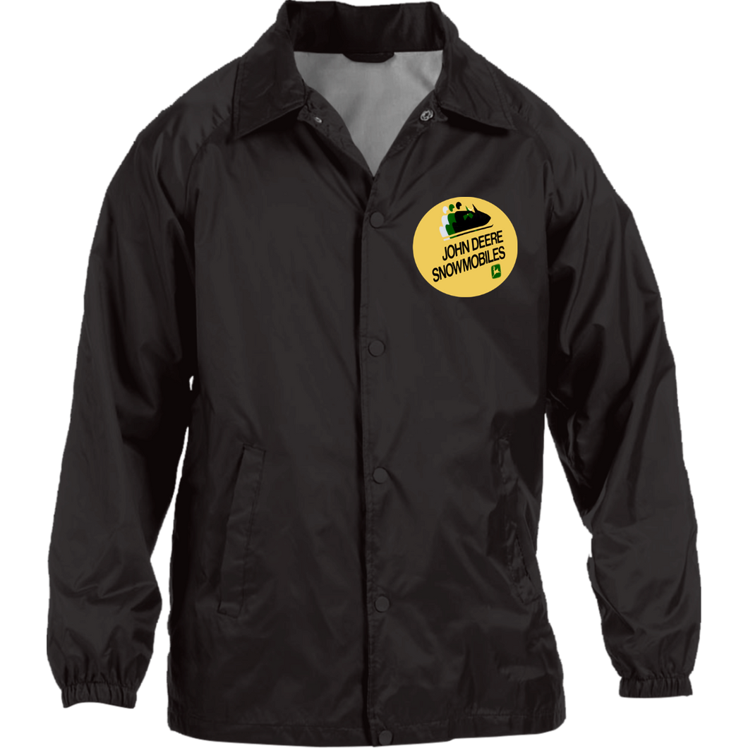 Vintage John Deere Snowmobiles Nylon Staff Jacket