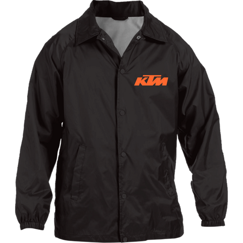 Classic White KTM Motorcycle Nylon Staff Jacket