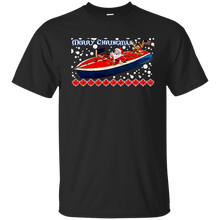 Santa and Rudolph take a Chris Craft Cruise G200 Gildan Ultra Cotton T-Shirt