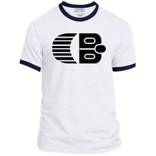 Classic Boater Logo  Port & Co. Ringer Tee