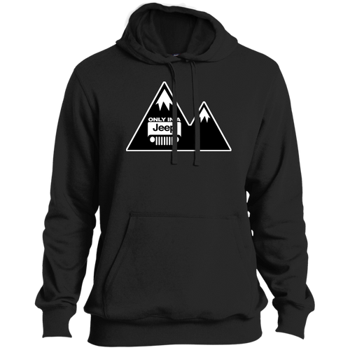 Classic Only in a Jeep with Mountains Pullover Hoodie