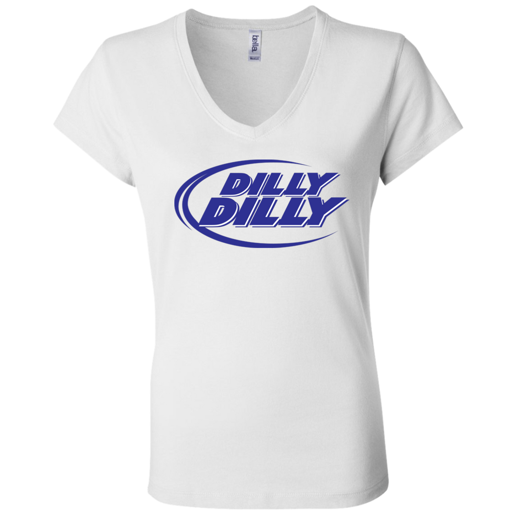 Bud Light Dilly Dilly B6005 Ladies' Jersey V-Neck T-Shirt