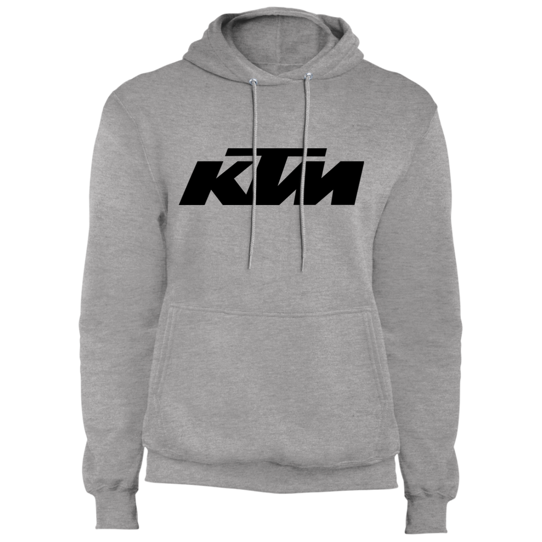 Classic Style in Black KTM Motorcycle Core Fleece Pullover Hoodie