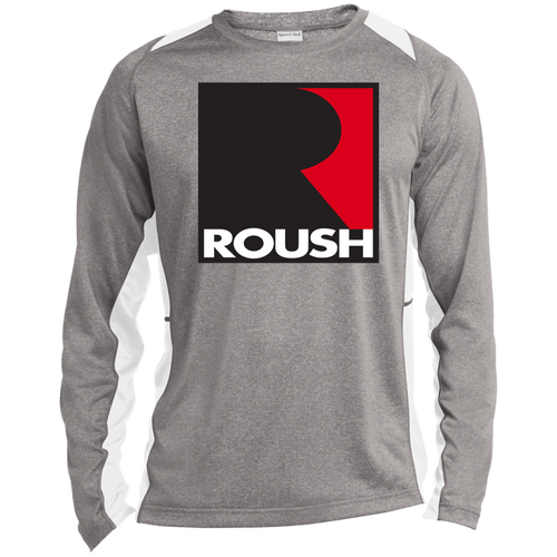 Classic Roush Racing ST361LS Long Sleeve Heather Colorblock Performance Tee