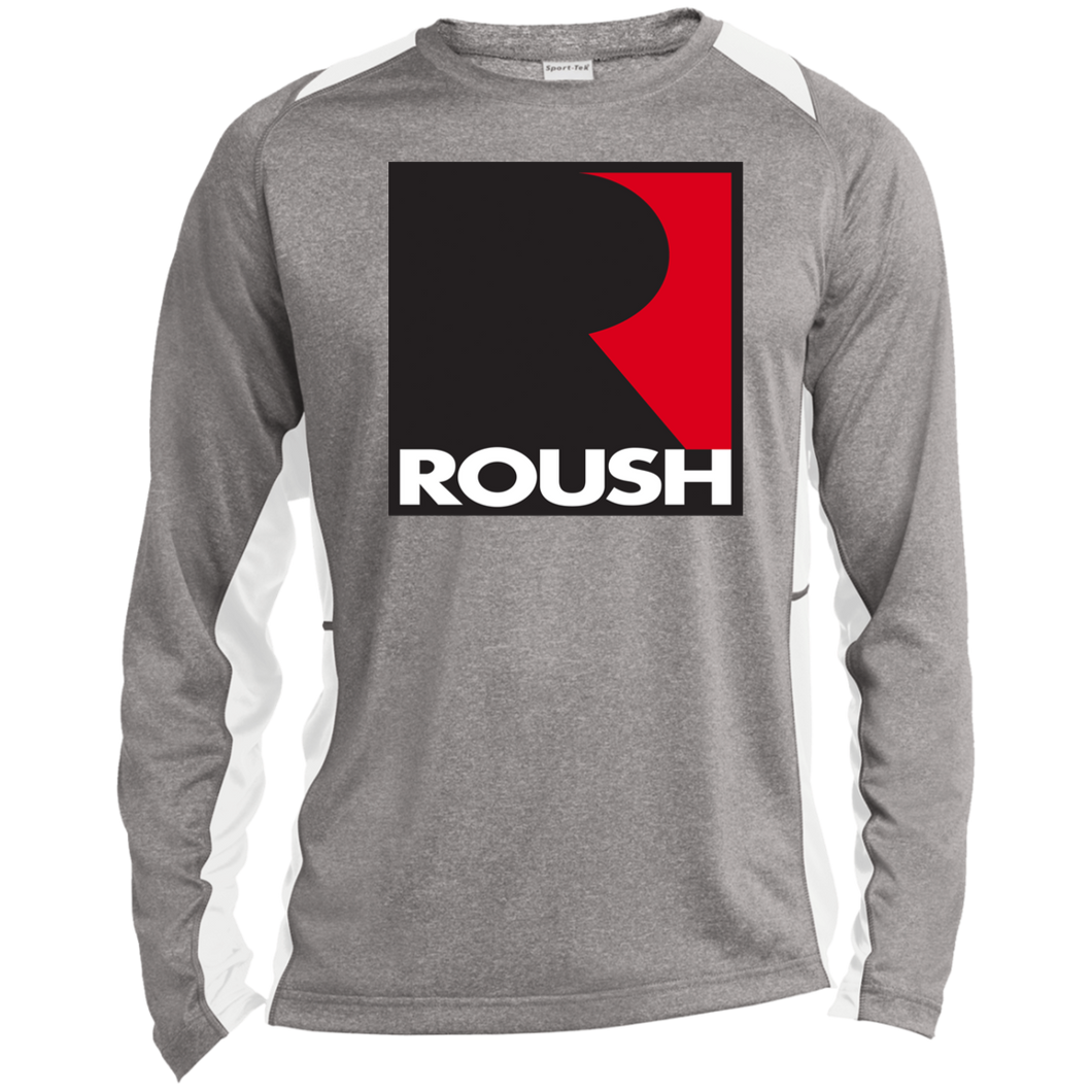 Classic Roush Racing ST361LS Long Sleeve Heather Colorblock Performance Tee