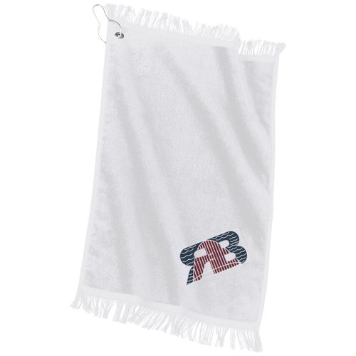 Retro Boater Logo PT40 Port & Co. Grommeted Finger Tip Towel
