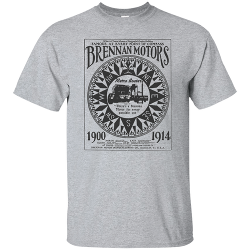 Brennan Motors Co. by Retro Boater G200 Gildan Ultra Cotton T-Shirt
