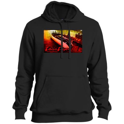 Vintage Larson Falls Flyer by Classic Boater TST254 Sport-Tek Tall Pullover Hoodie