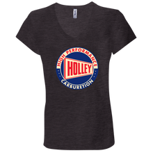 Vintage Syle Holley Performance B6005 Ladies' Jersey V-Neck T-Shirt
