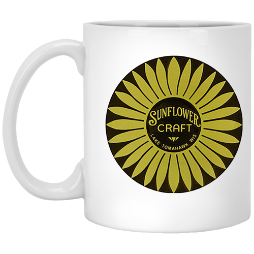 Sunflower Boats by Retro Boater XP8434 11 oz. White Mug