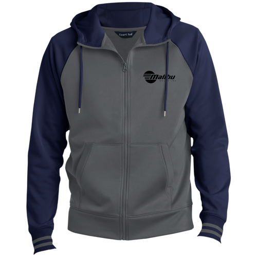 Classic Malibu Boats Men's Sport-Wick® Full-Zip Hooded Jacket