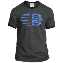 Classic Boater Logo  Port & Co. Ringer Tee
