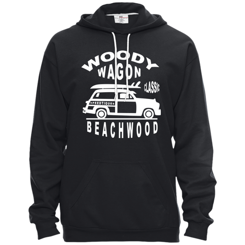 Speedtiques Woody Wagon Anvil Pullover Hooded Fleece