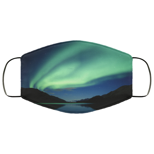 Northern Lights art scene FMA Face Mask