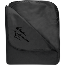 Woodies Restorations Logo TB850 Port Authority Fleece & Poly Travel Blanket