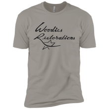 Woodies Restorations Logo NL3600 Next Level Premium Short Sleeve T-Shirt
