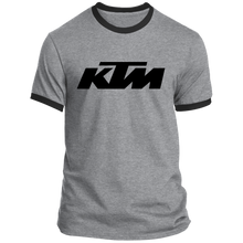 Classic Style in Black KTM Motorcycle Ringer Tee