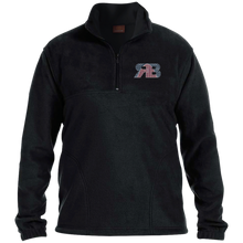 Retro Boater Logo M980 Harriton 1/4 Zip Fleece Pullover