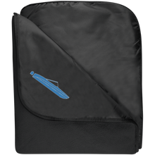 I/O in Blue By Retro Boater TB850 Port Authority Fleece & Poly Blanket