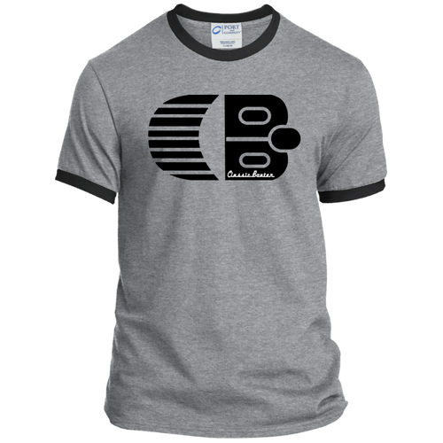 Classic Boater Logo  Port & Co. Ringer Tee