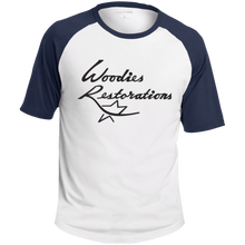Woodies Restorations Logo T201 Sport-Tek SS Colorblock Raglan Jersey